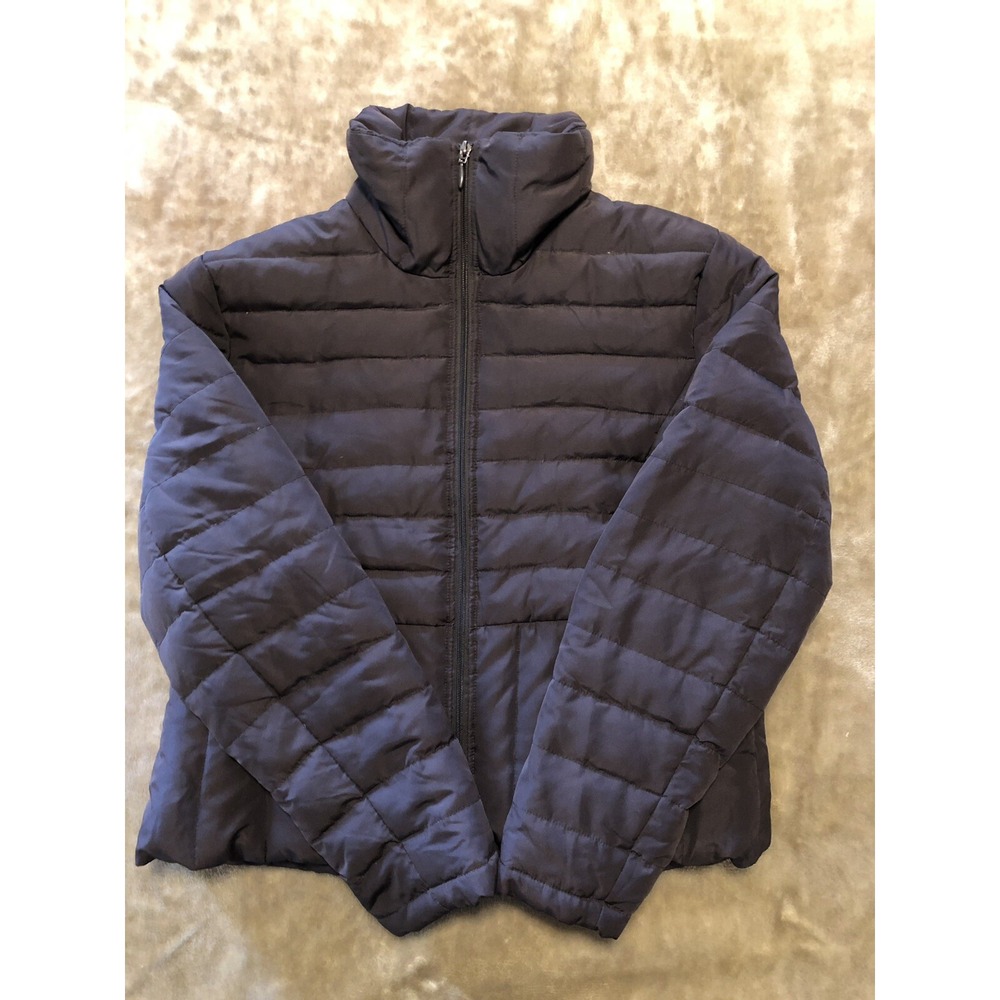 Kenneth Cole Reaction Puffer Coat Juniors XL Brown Down Feather